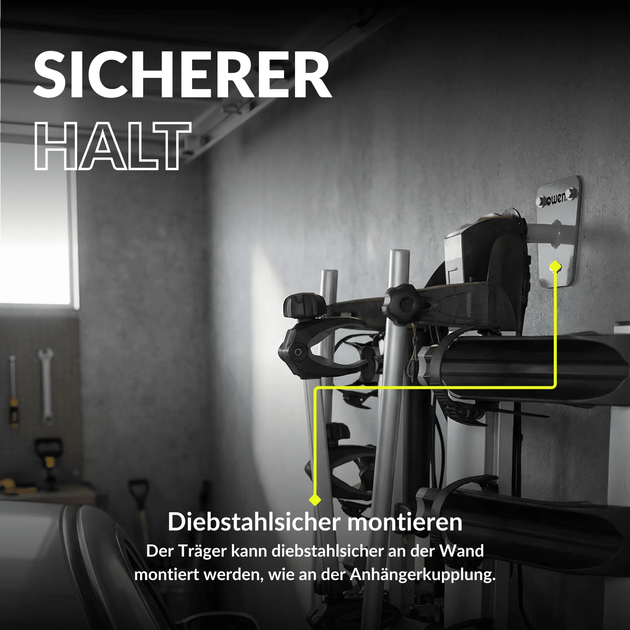 OWEN® Wandhalterung für Fahrradträger - Image 2